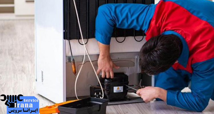 مراحل تعمیر یخچال جنرال الکتریک در قم