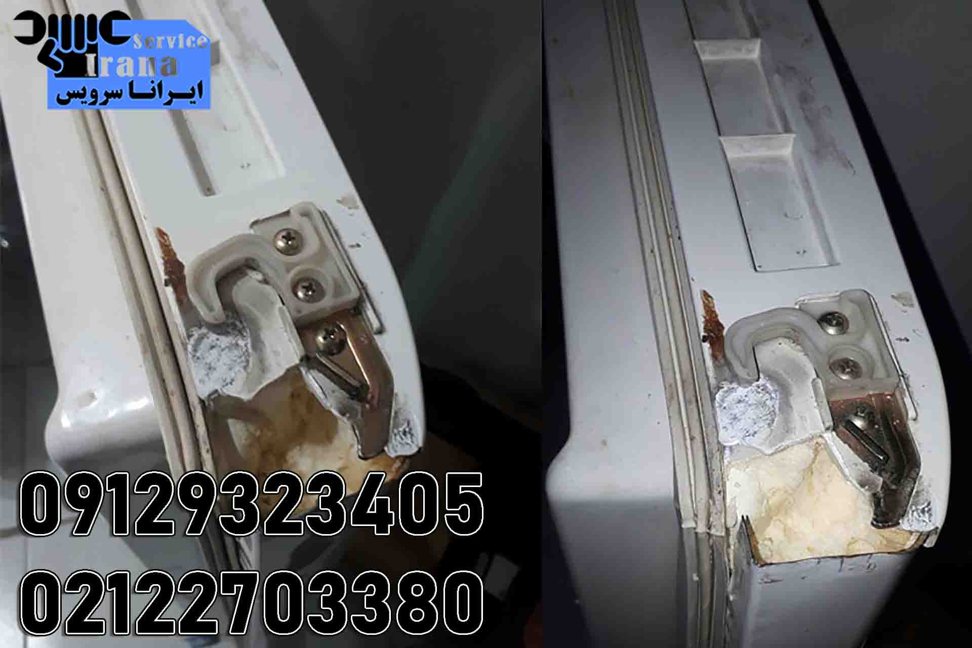 تعمیر درب یخچال ال جی2